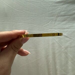 Gold Bangle Bracelet